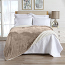 Velvet Plush Sherpa Luxury Bed Blanket - Kinsley Collection by Great Bay Home