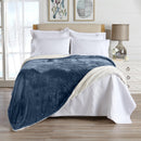 Velvet Plush Sherpa Luxury Bed Blanket - Kinsley Collection by Great Bay Home