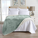 Velvet Plush Sherpa Luxury Bed Blanket - Kinsley Collection by Great Bay Home