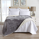 Velvet Plush Sherpa Luxury Bed Blanket - Kinsley Collection by Great Bay Home