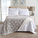 Velvet Plush Sherpa Luxury Bed Blanket - Kinsley Collection by Great Bay Home