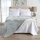 Velvet Plush Sherpa Luxury Bed Blanket - Kinsley Collection by Great Bay Home