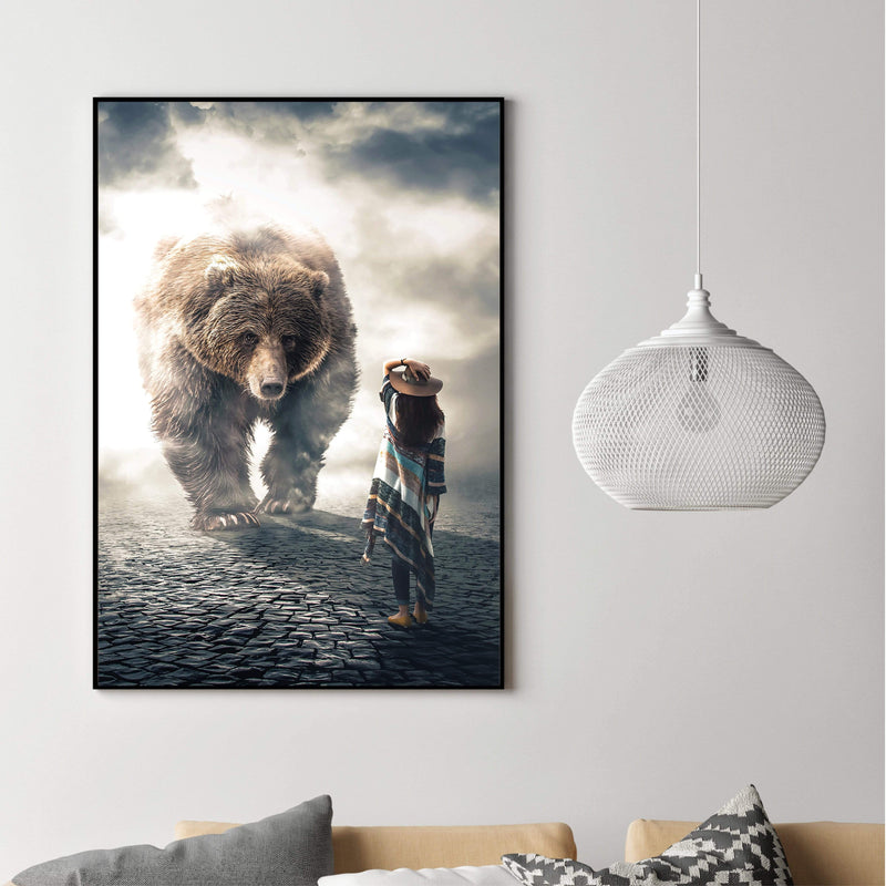 Great Grizzly Canvas