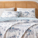 Coastal Toile Quilt Set - Cape Elizabeth Collection by Great Bay Home