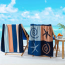 2 Pack 100% Cotton Jacquard Beach Towels - Playa Collection by Great Bay Home