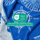 2 Pack 100% Cotton Jacquard Beach Towels - Playa Collection by Great Bay Home