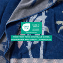 2 Pack 100% Cotton Jacquard Beach Towels - Playa Collection by Great Bay Home