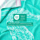 2 Pack 100% Cotton Jacquard Beach Towels - Playa Collection by Great Bay Home