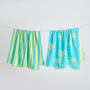2 Pack 100% Cotton Jacquard Beach Towels - Playa Collection by Great Bay Home