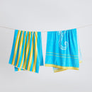 2 Pack 100% Cotton Jacquard Beach Towels - Playa Collection by Great Bay Home