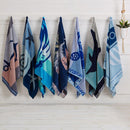 2 Pack 100% Cotton Jacquard Beach Towels - Playa Collection by Great Bay Home