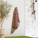 Oversized Retro Printed Beach Towel - St. Barts Collection by Great Bay Home