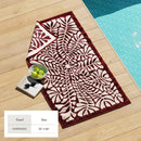 Oversized Retro Printed Beach Towel - St. Barts Collection by Great Bay Home