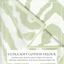 Oversized Retro Printed Beach Towel - St. Barts Collection by Great Bay Home
