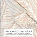 Oversized Retro Printed Beach Towel - St. Barts Collection by Great Bay Home