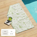 Oversized Retro Printed Beach Towel - St. Barts Collection by Great Bay Home