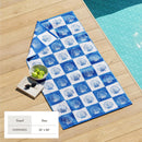 Oversized Retro Printed Beach Towel - St. Barts Collection by Great Bay Home