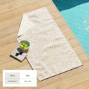 Oversized Retro Printed Beach Towel - St. Barts Collection by Great Bay Home