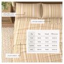 Striped Sheet Set - Elouise Collection by Great Bay Home