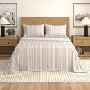 Striped Sheet Set - Elouise Collection by Great Bay Home