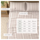 Striped Sheet Set - Elouise Collection by Great Bay Home