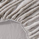 Solid Plush Fitted Sheet - Velvet Luxe Collection by Great Bay Home