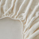 Solid Plush Fitted Sheet - Velvet Luxe Collection by Great Bay Home