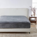 Solid Plush Fitted Sheet - Velvet Luxe Collection by Great Bay Home