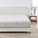 Solid Plush Fitted Sheet - Velvet Luxe Collection by Great Bay Home