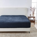 Solid Plush Fitted Sheet - Velvet Luxe Collection by Great Bay Home