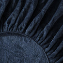 Solid Plush Fitted Sheet - Velvet Luxe Collection by Great Bay Home