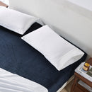 Solid Plush Fitted Sheet - Velvet Luxe Collection by Great Bay Home