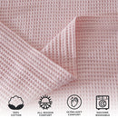 100% Cotton Waffle Weave Blanket - Mikala Collection by Great Bay Home