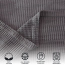 100% Cotton Waffle Weave Blanket - Mikala Collection by Great Bay Home