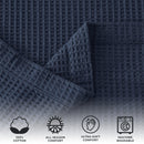 100% Cotton Waffle Weave Blanket - Mikala Collection by Great Bay Home