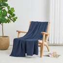 100% Cotton Waffle Weave Blanket - Mikala Collection by Great Bay Home