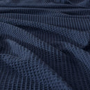 100% Cotton Waffle Weave Blanket - Mikala Collection by Great Bay Home