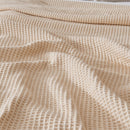 100% Cotton Waffle Weave Blanket - Mikala Collection by Great Bay Home