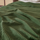 100% Cotton Waffle Weave Blanket - Mikala Collection by Great Bay Home