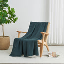 100% Cotton Waffle Weave Blanket - Mikala Collection by Great Bay Home