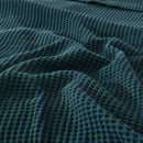 100% Cotton Waffle Weave Blanket - Mikala Collection by Great Bay Home