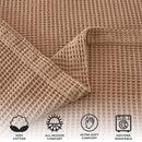 100% Cotton Waffle Weave Blanket - Mikala Collection by Great Bay Home