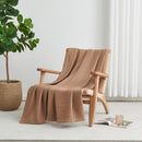100% Cotton Waffle Weave Blanket - Mikala Collection by Great Bay Home