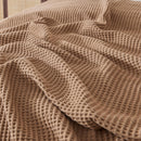 100% Cotton Waffle Weave Blanket - Mikala Collection by Great Bay Home