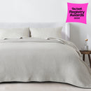 100% Cotton Waffle Weave Blanket - Mikala Collection by Great Bay Home