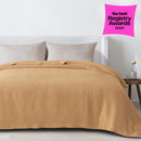 100% Cotton Waffle Weave Blanket - Mikala Collection by Great Bay Home