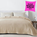 100% Cotton Waffle Weave Blanket - Mikala Collection by Great Bay Home