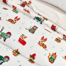 Holiday Sherpa Throw - Esmay Collection by Great Bay Home