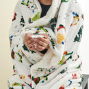 Holiday Sherpa Throw - Esmay Collection by Great Bay Home