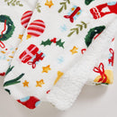 Holiday Sherpa Throw - Esmay Collection by Great Bay Home
